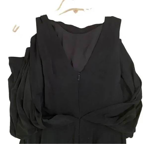 Trina Turk Black Maxi Dress Size US 6 - Picture 5 of 9